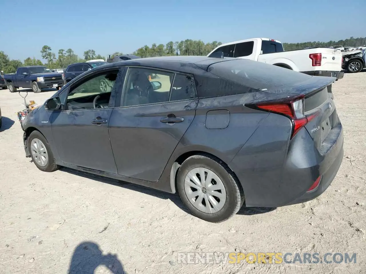2 Photograph of a damaged car JTDKAMFU9N3189325 TOYOTA PRIUS NIGH 2022