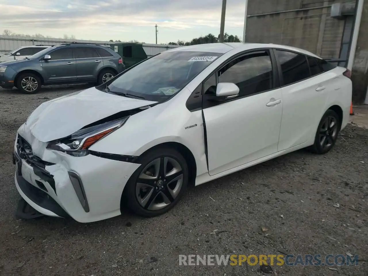 1 Photograph of a damaged car JTDKAMFUXN3160156 TOYOTA PRIUS NIGH 2022