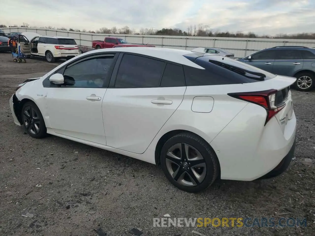 2 Photograph of a damaged car JTDKAMFUXN3160156 TOYOTA PRIUS NIGH 2022