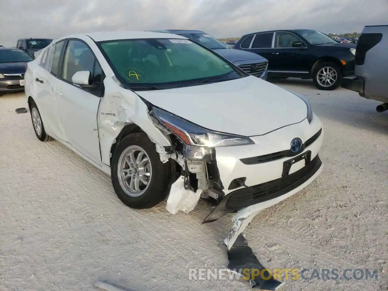 1 Photograph of a damaged car JTDKAMFUXN3161503 TOYOTA PRIUS NIGH 2022