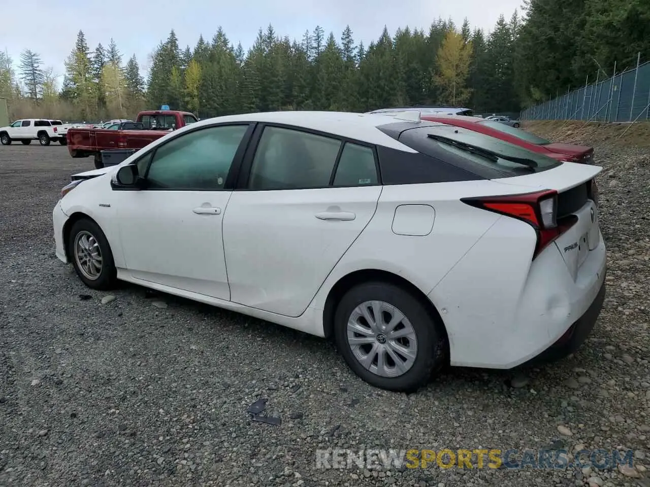 2 Photograph of a damaged car JTDKAMFUXN3173800 TOYOTA PRIUS NIGH 2022