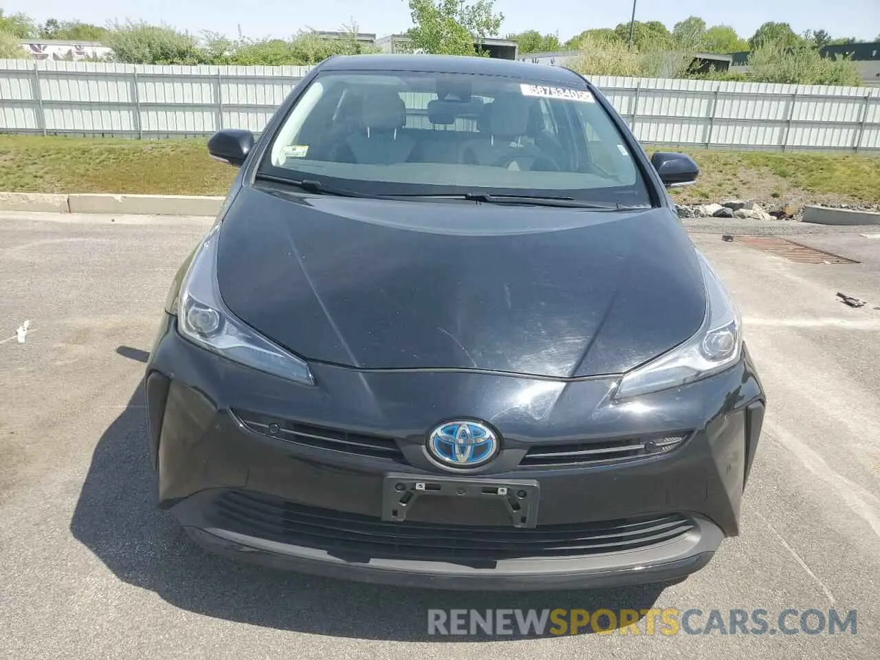 5 Photograph of a damaged car JTDKAMFUXN3178091 TOYOTA PRIUS NIGH 2022