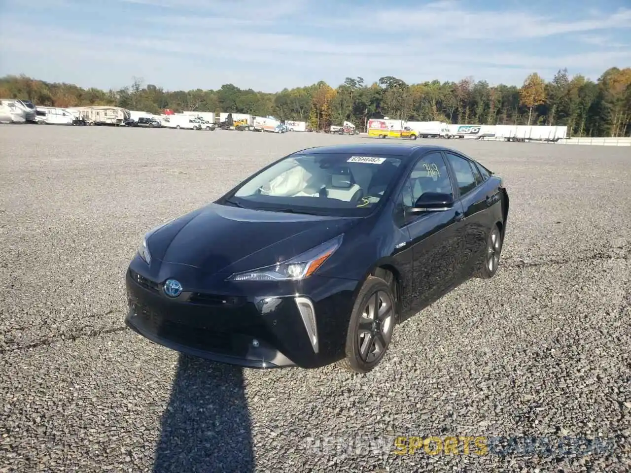 2 Photograph of a damaged car JTDKAMFUXN3180844 TOYOTA PRIUS NIGH 2022