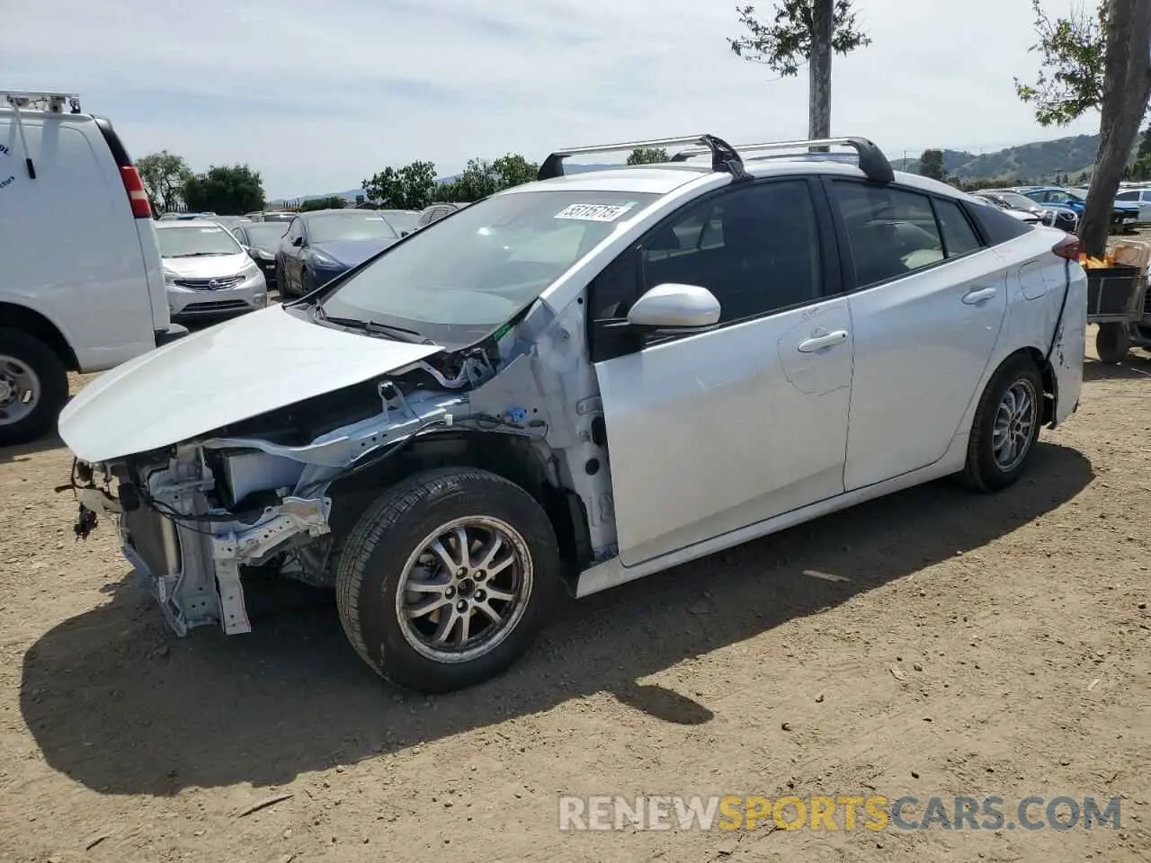 1 Photograph of a damaged car JTDKAMFUXN3182996 TOYOTA PRIUS NIGH 2022