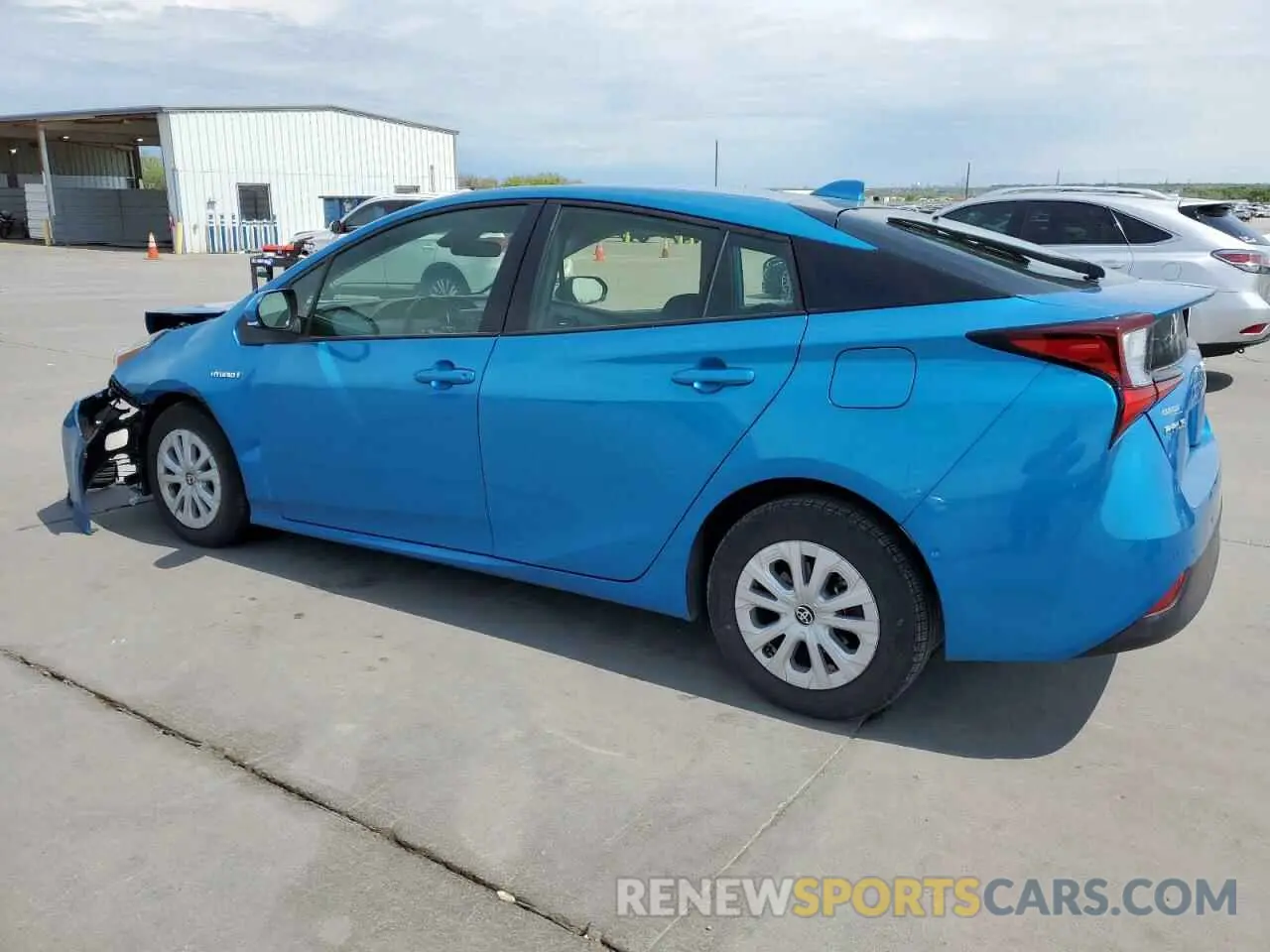 2 Photograph of a damaged car JTDKAMFUXN3184828 TOYOTA PRIUS NIGH 2022
