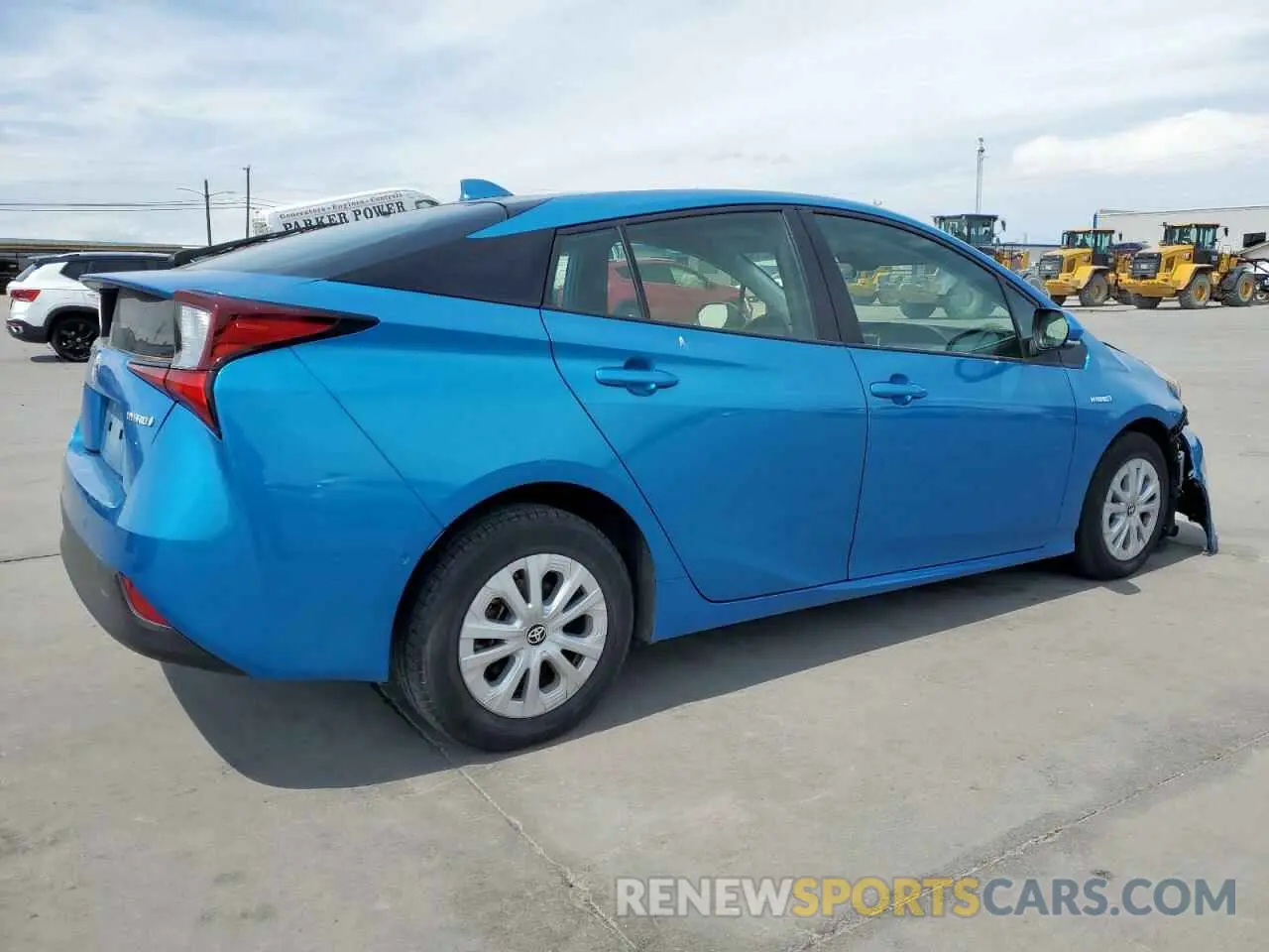 3 Photograph of a damaged car JTDKAMFUXN3184828 TOYOTA PRIUS NIGH 2022