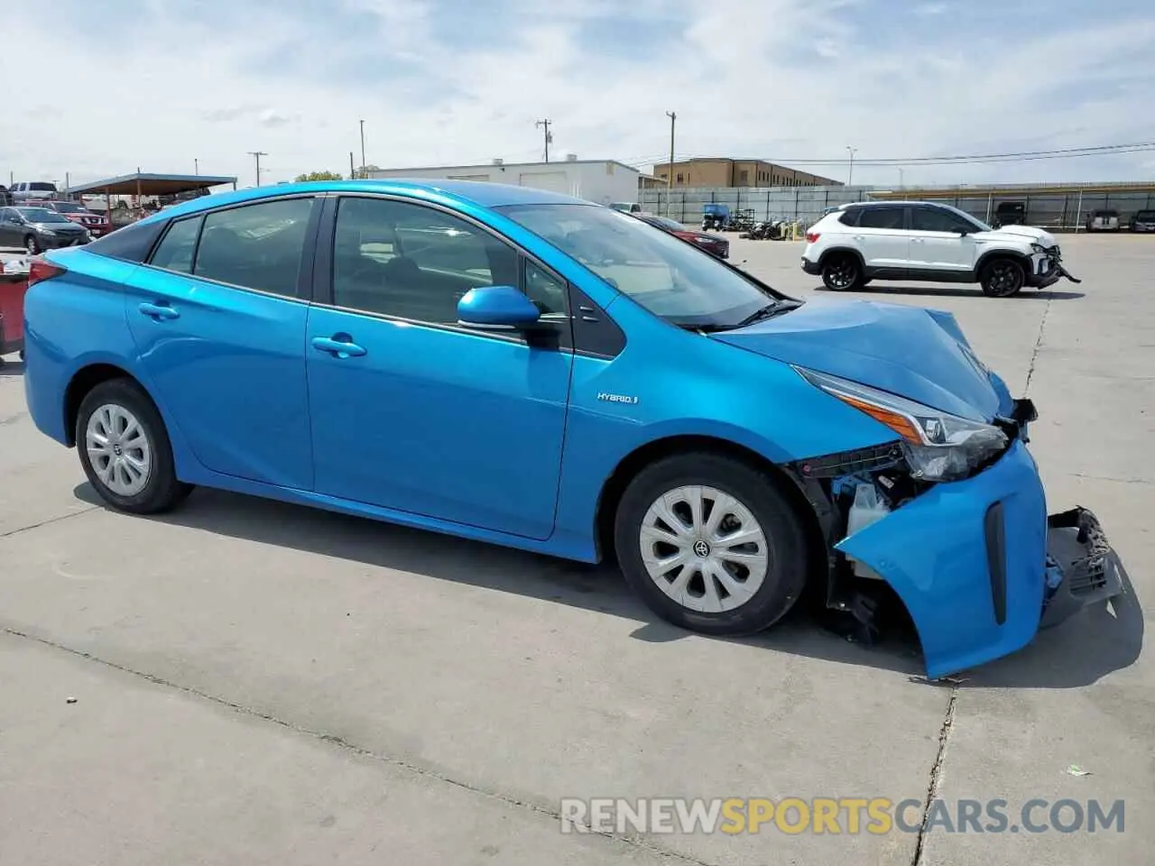 4 Photograph of a damaged car JTDKAMFUXN3184828 TOYOTA PRIUS NIGH 2022