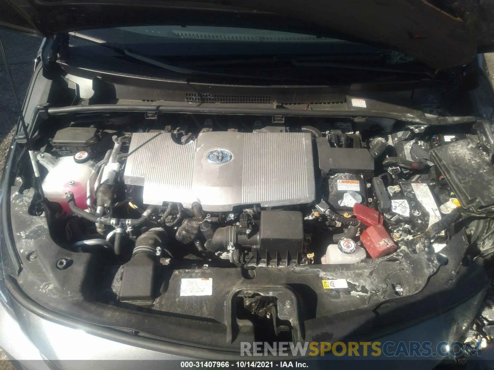 10 Photograph of a damaged car JTDKARFP0K3106240 TOYOTA PRIUS PRIME 2019