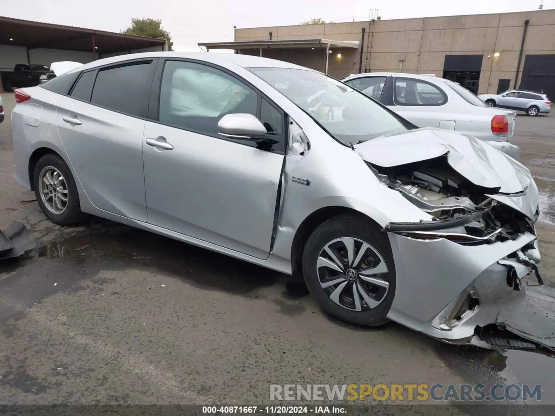 1 Photograph of a damaged car JTDKARFP0K3111891 TOYOTA PRIUS PRIME 2019