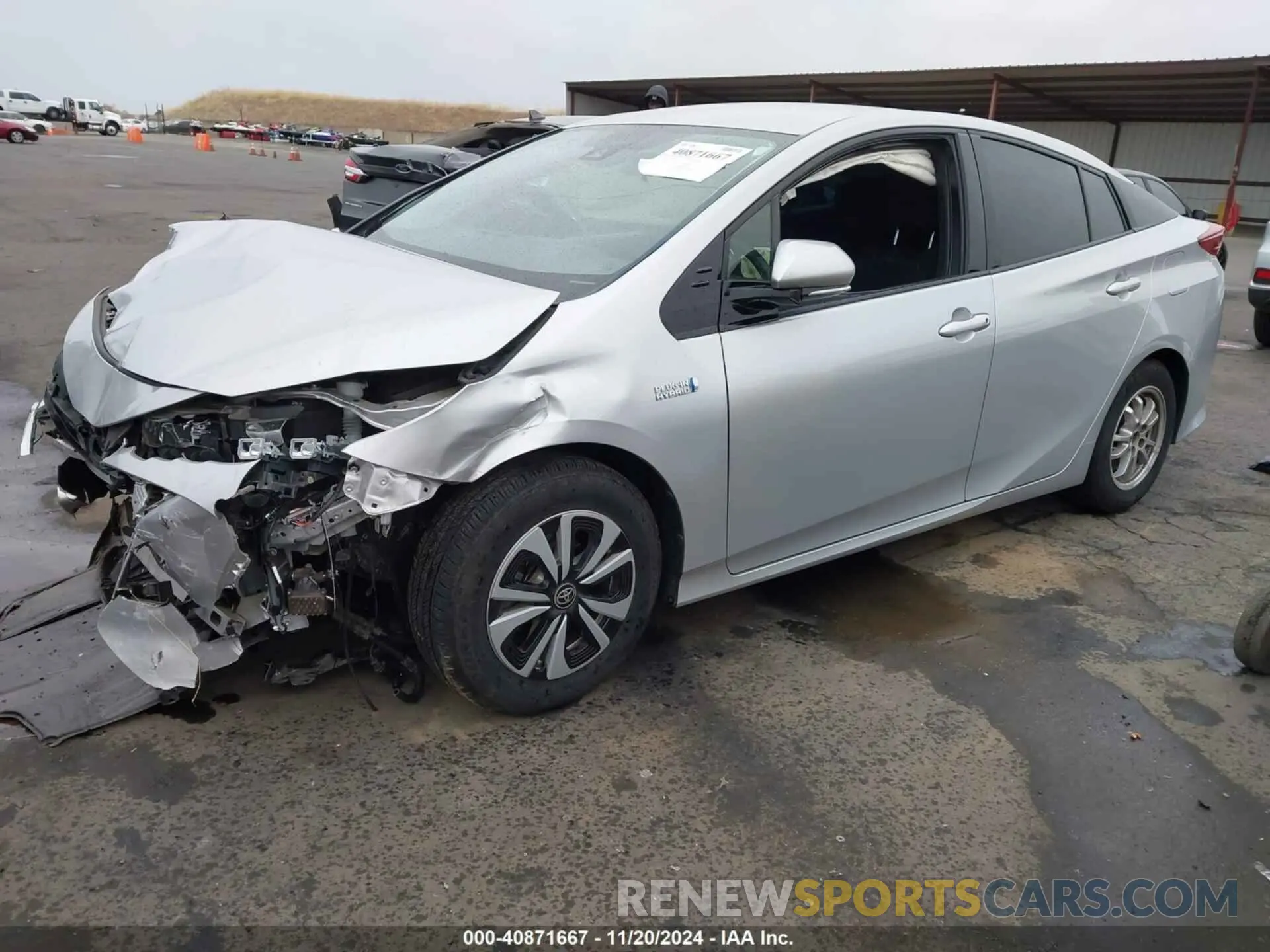 2 Photograph of a damaged car JTDKARFP0K3111891 TOYOTA PRIUS PRIME 2019