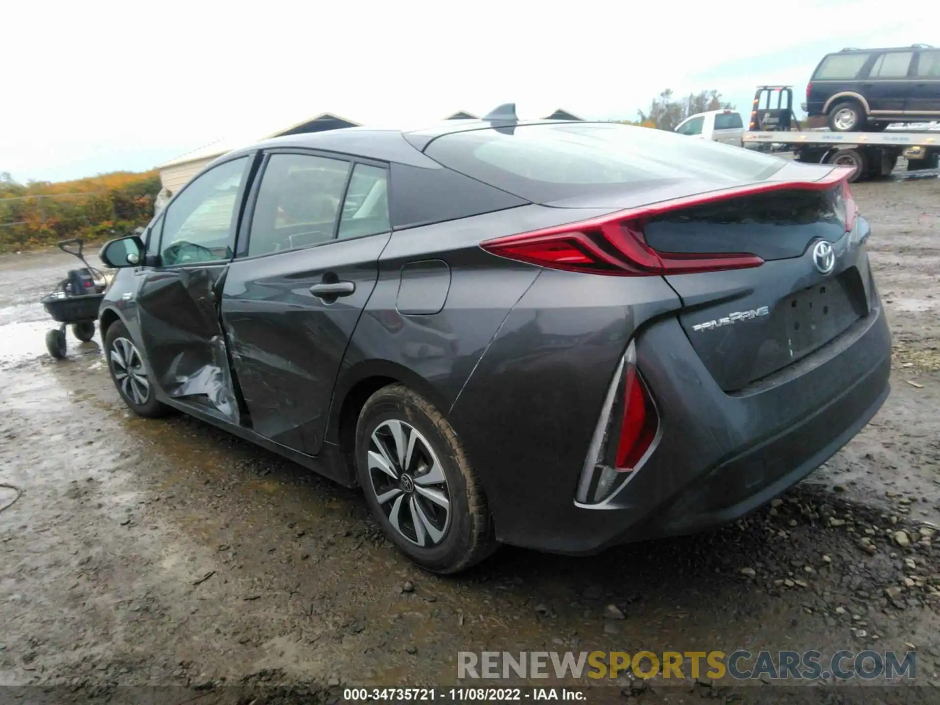 3 Photograph of a damaged car JTDKARFP0K3117884 TOYOTA PRIUS PRIME 2019