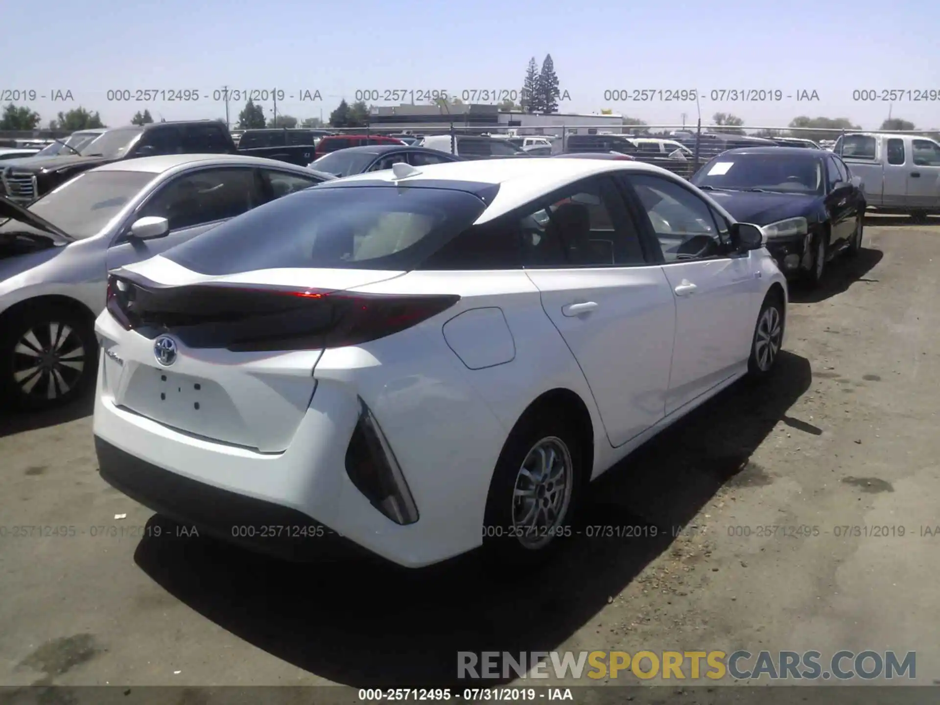 4 Photograph of a damaged car JTDKARFP0K3118632 TOYOTA PRIUS PRIME 2019