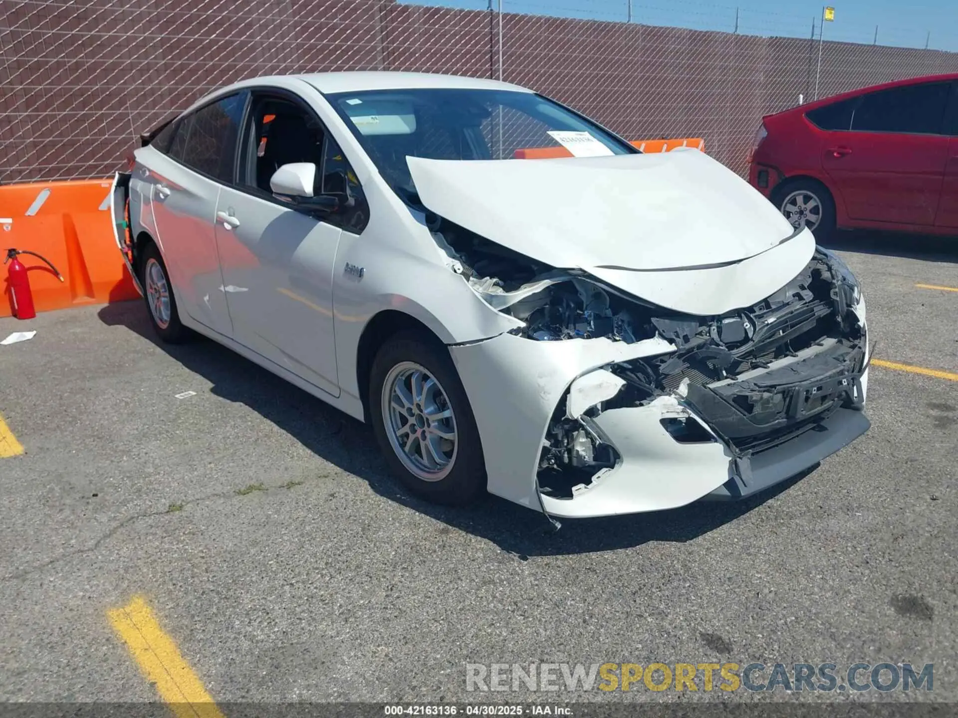 1 Photograph of a damaged car JTDKARFP1K3118641 TOYOTA PRIUS PRIME 2019