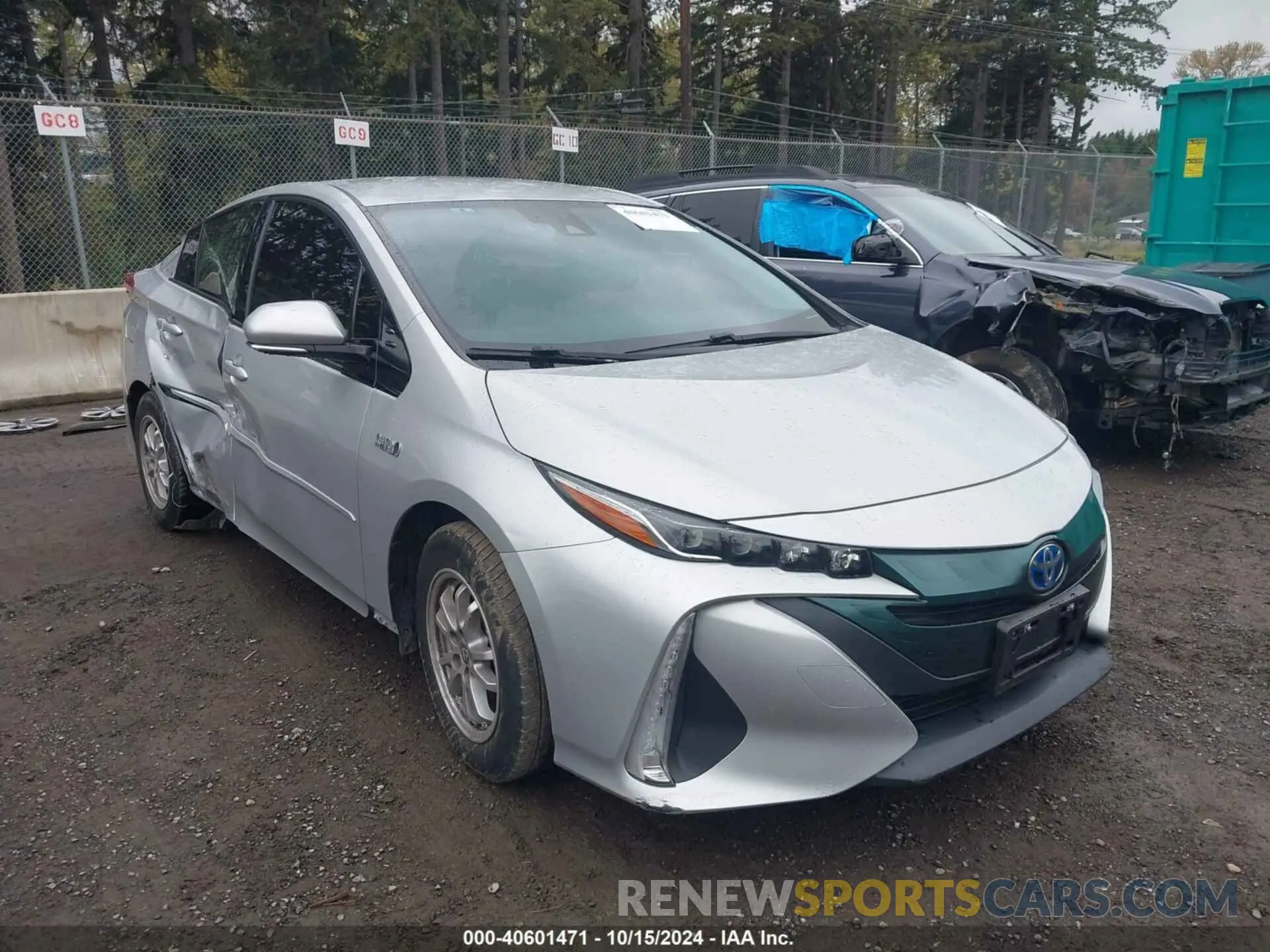 1 Photograph of a damaged car JTDKARFP2K3113593 TOYOTA PRIUS PRIME 2019