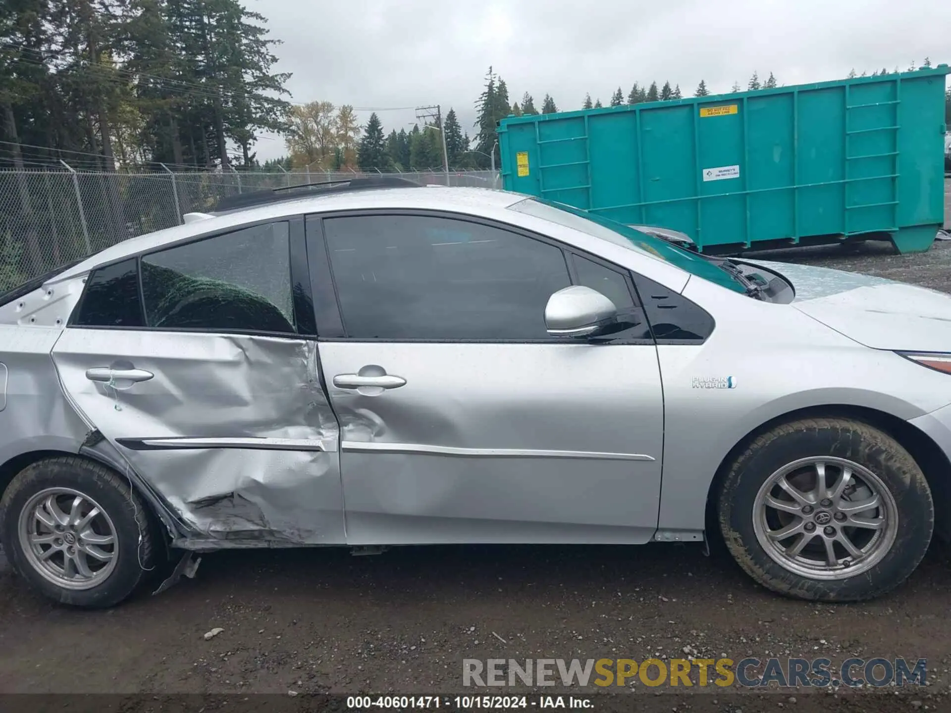 14 Photograph of a damaged car JTDKARFP2K3113593 TOYOTA PRIUS PRIME 2019