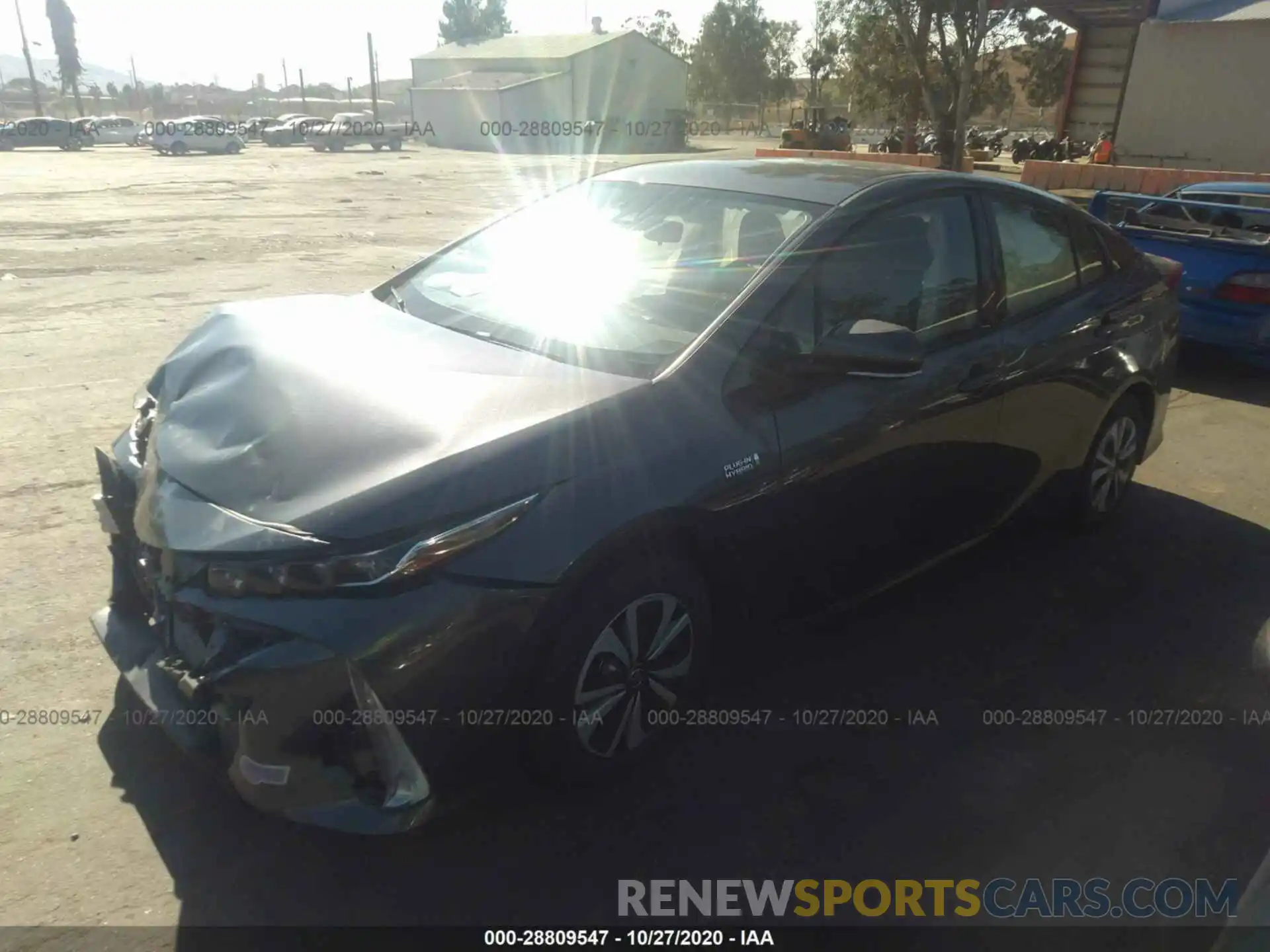 2 Photograph of a damaged car JTDKARFP3K3105907 TOYOTA PRIUS PRIME 2019