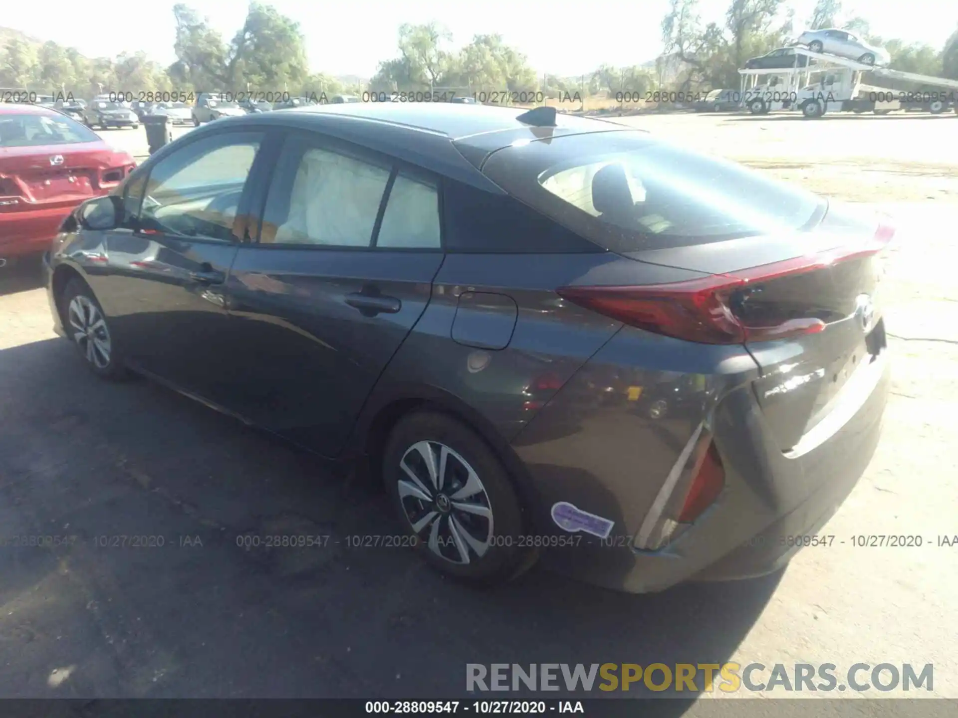 3 Photograph of a damaged car JTDKARFP3K3105907 TOYOTA PRIUS PRIME 2019