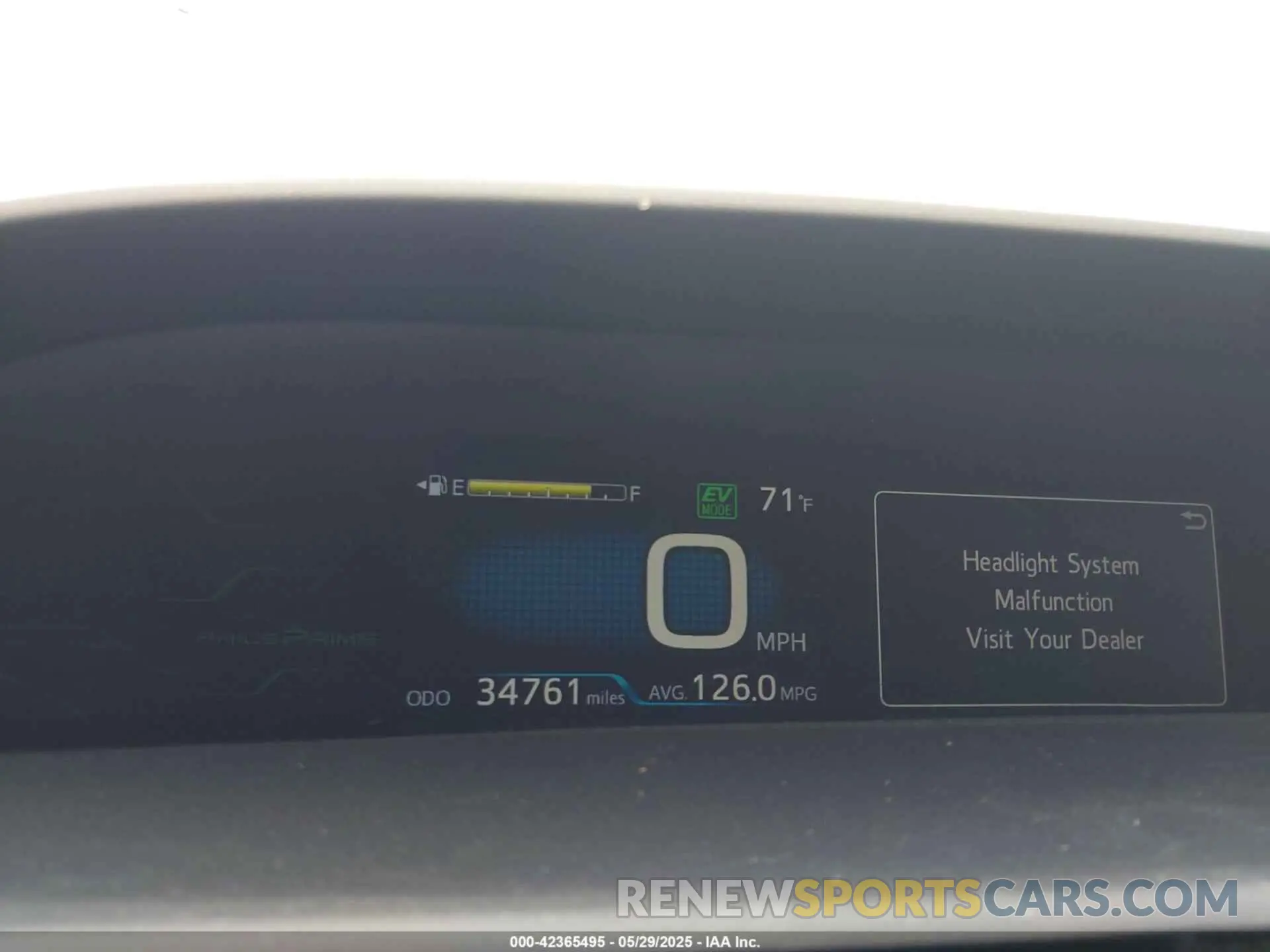 7 Photograph of a damaged car JTDKARFP3K3109147 TOYOTA PRIUS PRIME 2019