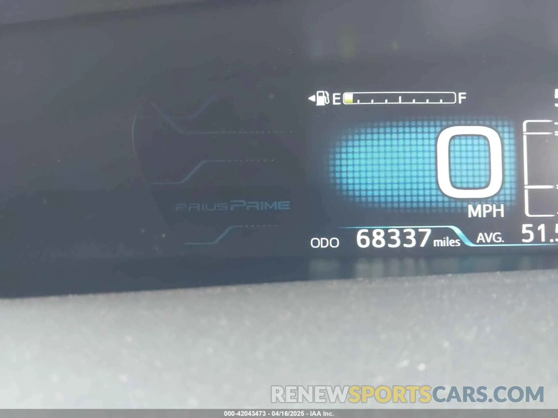 16 Photograph of a damaged car JTDKARFP3K3113540 TOYOTA PRIUS PRIME 2019