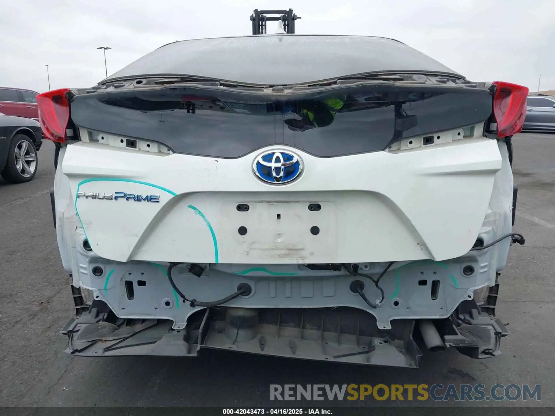 17 Photograph of a damaged car JTDKARFP3K3113540 TOYOTA PRIUS PRIME 2019