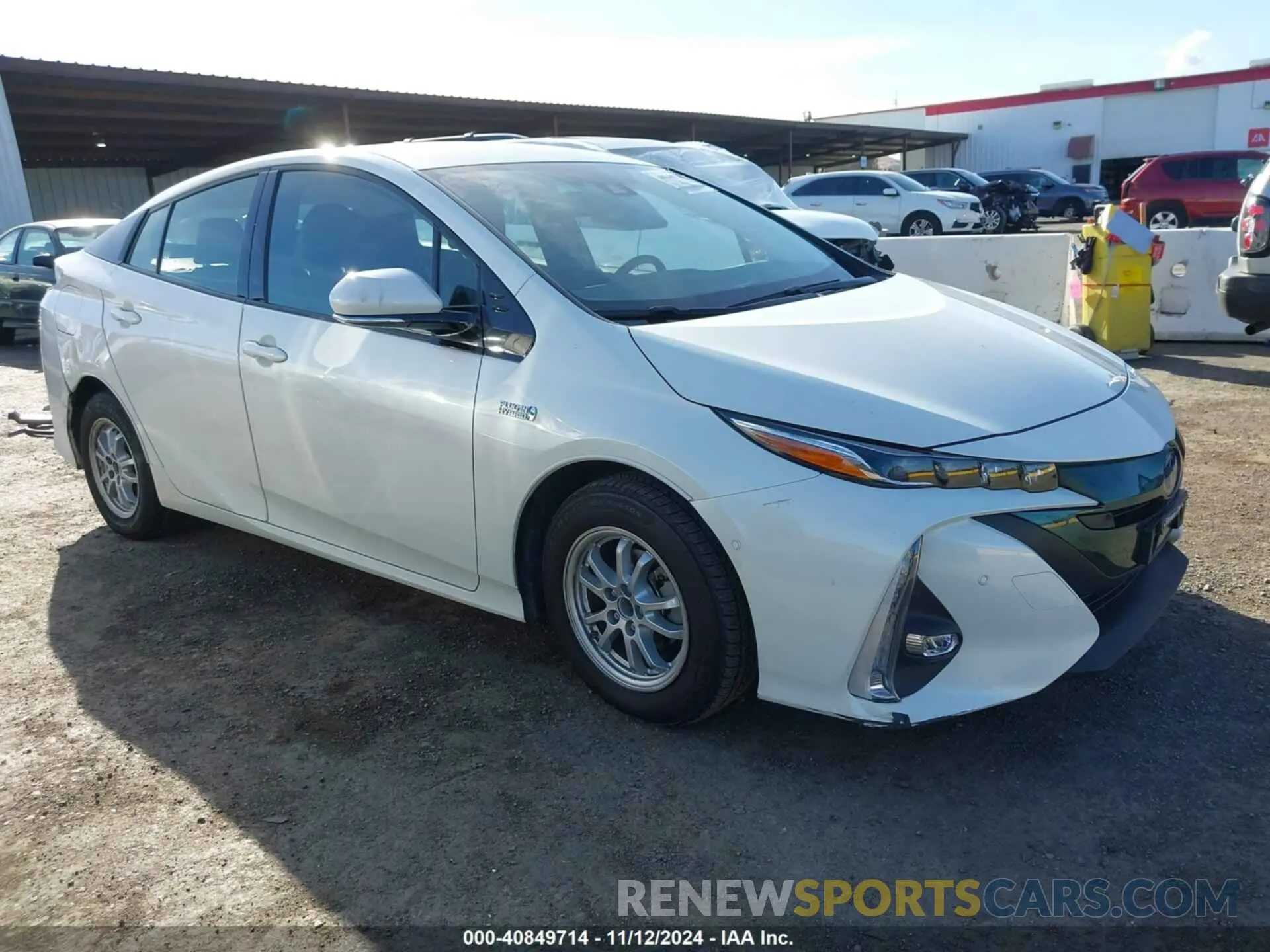 1 Photograph of a damaged car JTDKARFP3K3116714 TOYOTA PRIUS PRIME 2019