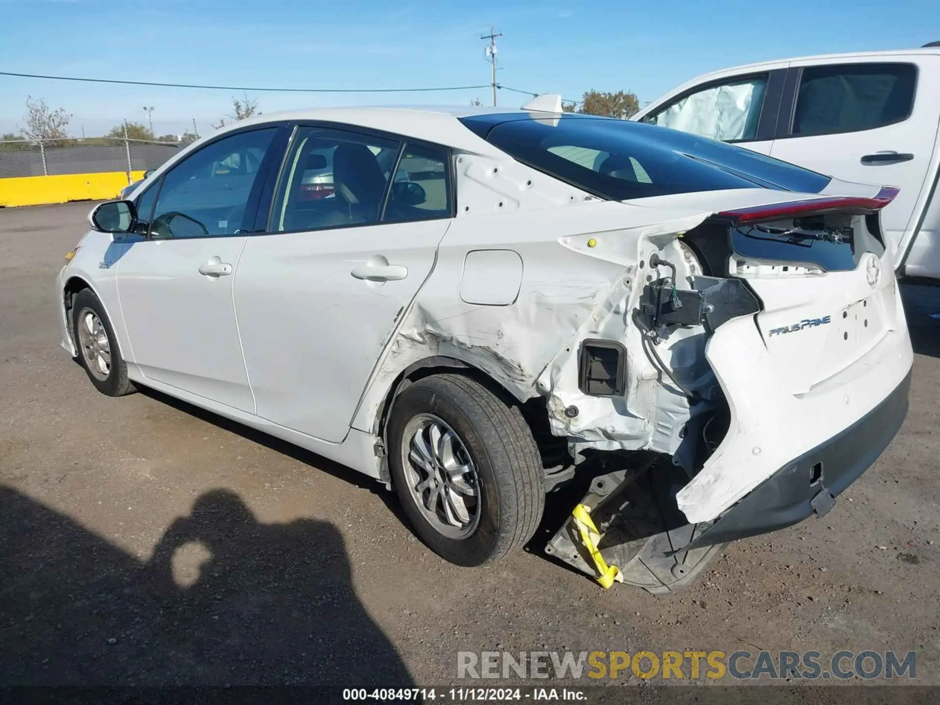 3 Photograph of a damaged car JTDKARFP3K3116714 TOYOTA PRIUS PRIME 2019