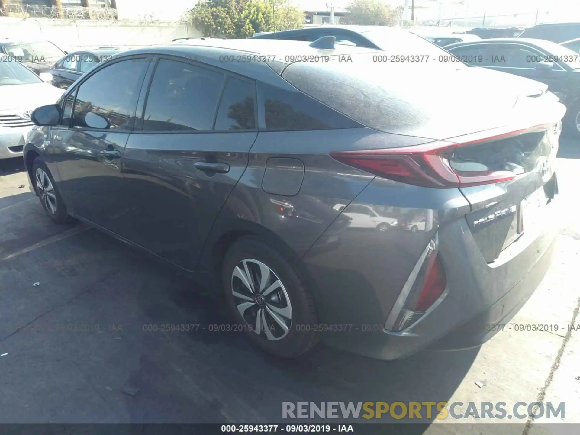 3 Photograph of a damaged car JTDKARFP3K3119418 TOYOTA PRIUS PRIME 2019