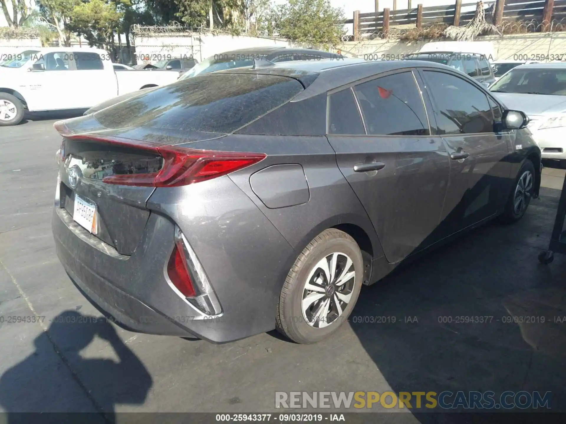 4 Photograph of a damaged car JTDKARFP3K3119418 TOYOTA PRIUS PRIME 2019