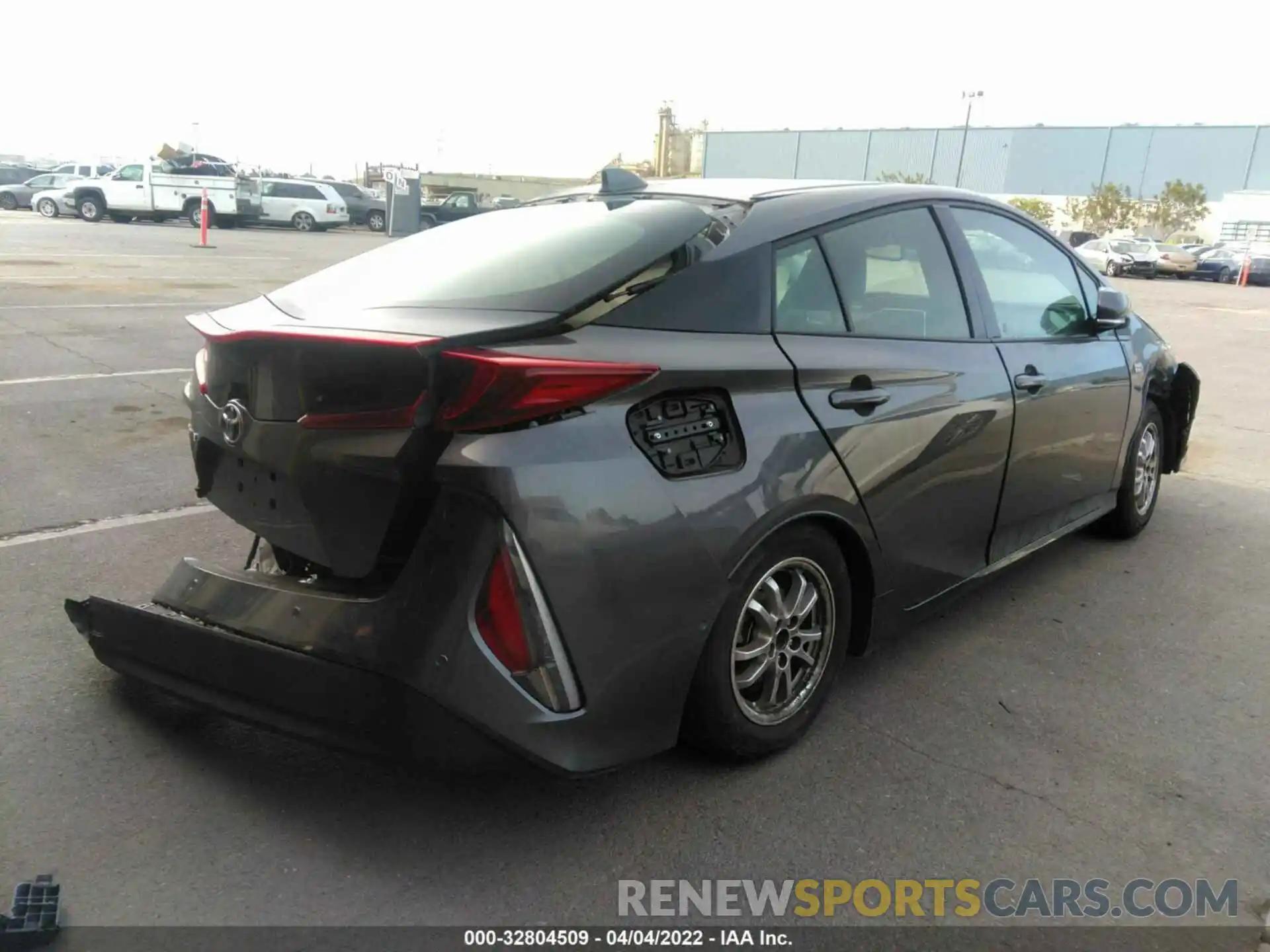 4 Photograph of a damaged car JTDKARFP4K3112610 TOYOTA PRIUS PRIME 2019