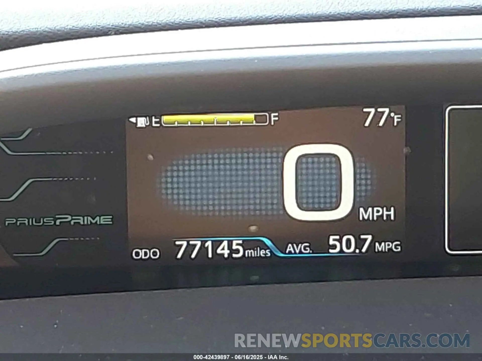 15 Photograph of a damaged car JTDKARFP5K3119341 TOYOTA PRIUS PRIME 2019