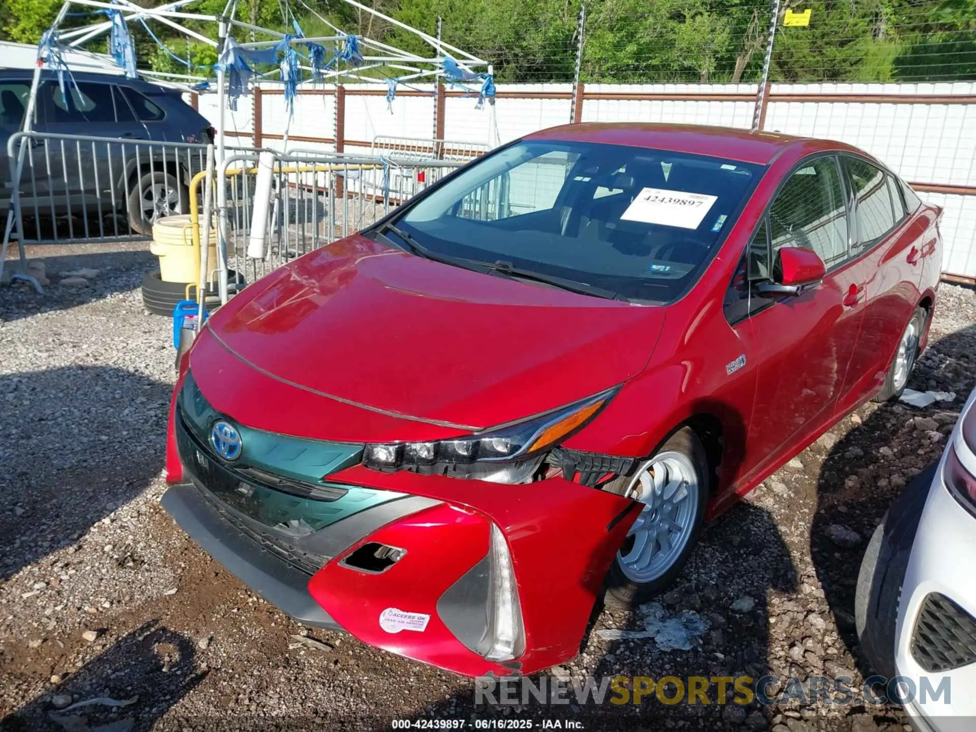2 Photograph of a damaged car JTDKARFP5K3119341 TOYOTA PRIUS PRIME 2019