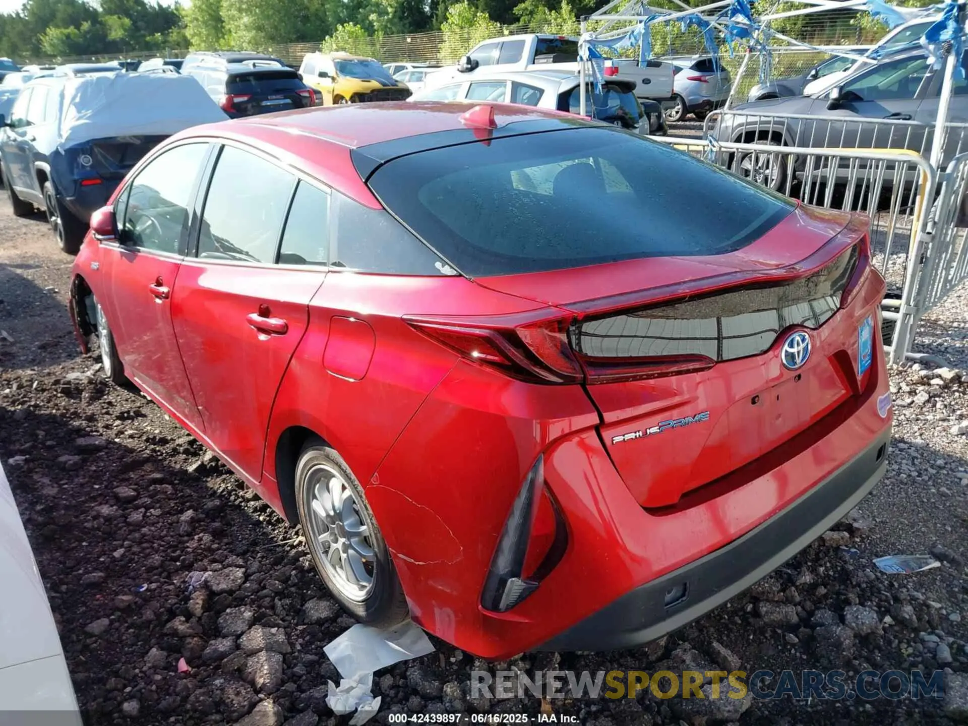 3 Photograph of a damaged car JTDKARFP5K3119341 TOYOTA PRIUS PRIME 2019