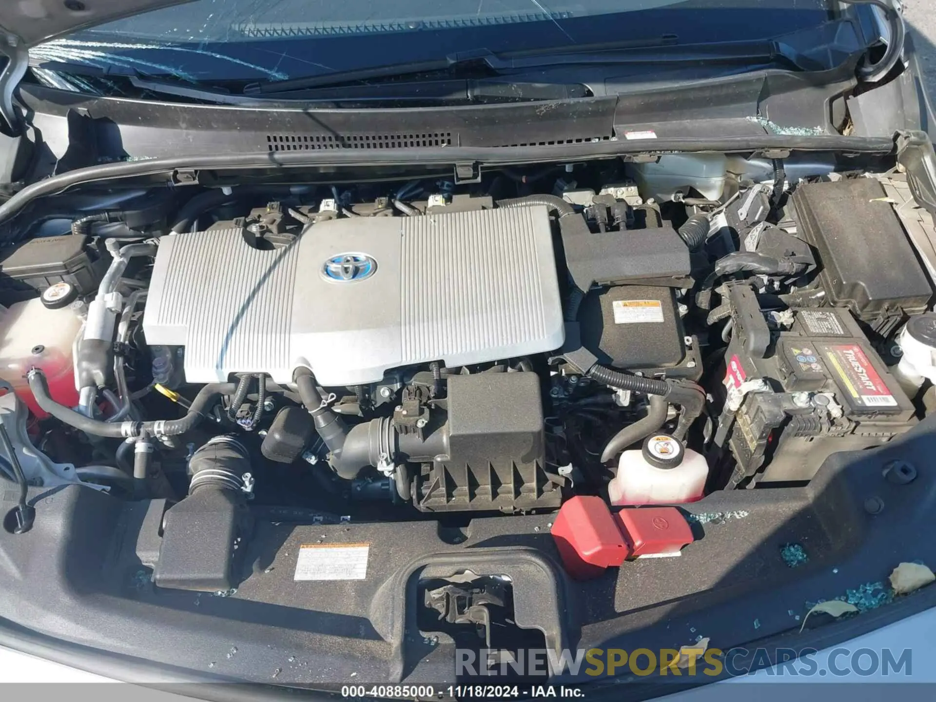 10 Photograph of a damaged car JTDKARFP5K3119842 TOYOTA PRIUS PRIME 2019