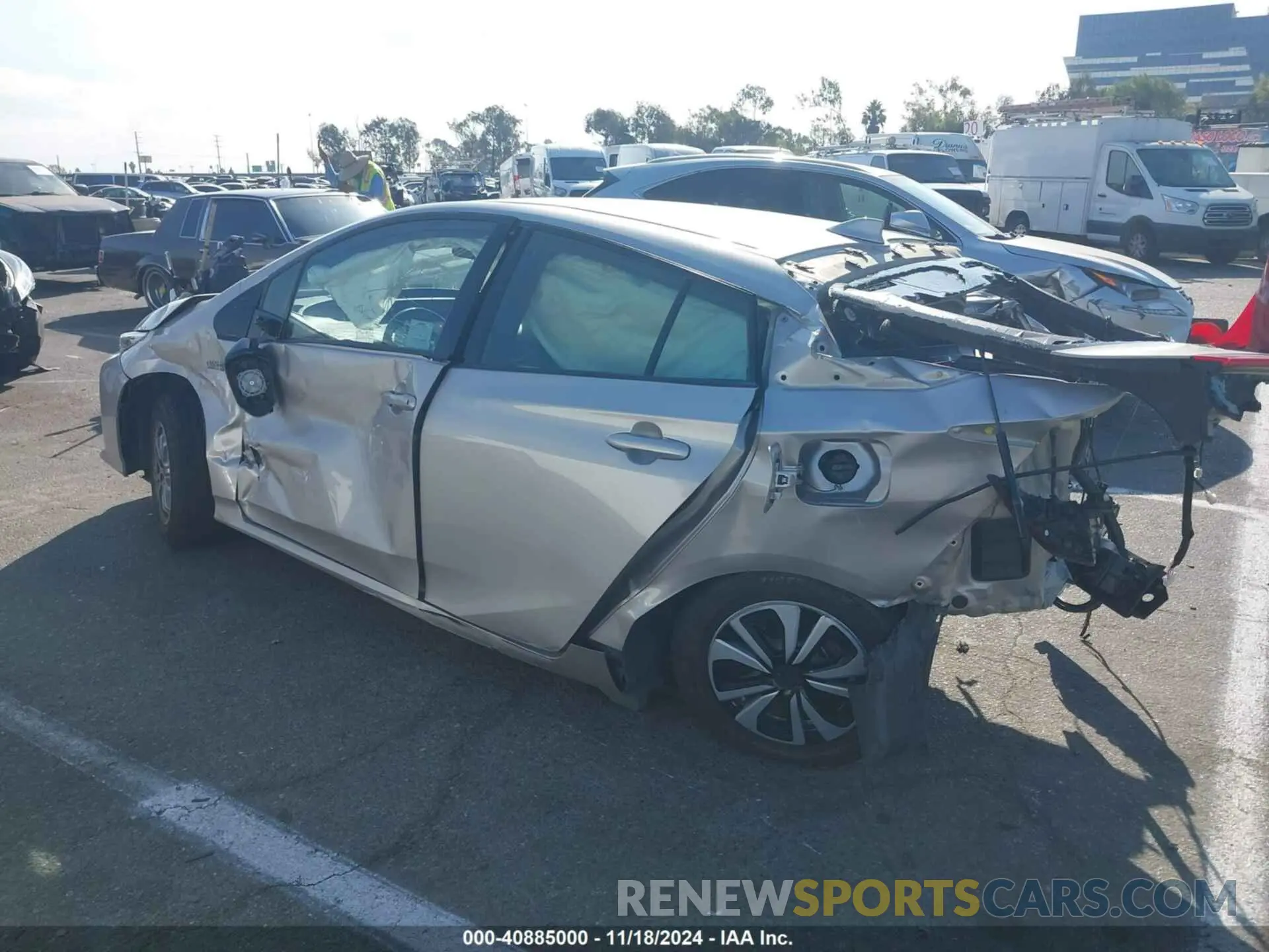 14 Photograph of a damaged car JTDKARFP5K3119842 TOYOTA PRIUS PRIME 2019