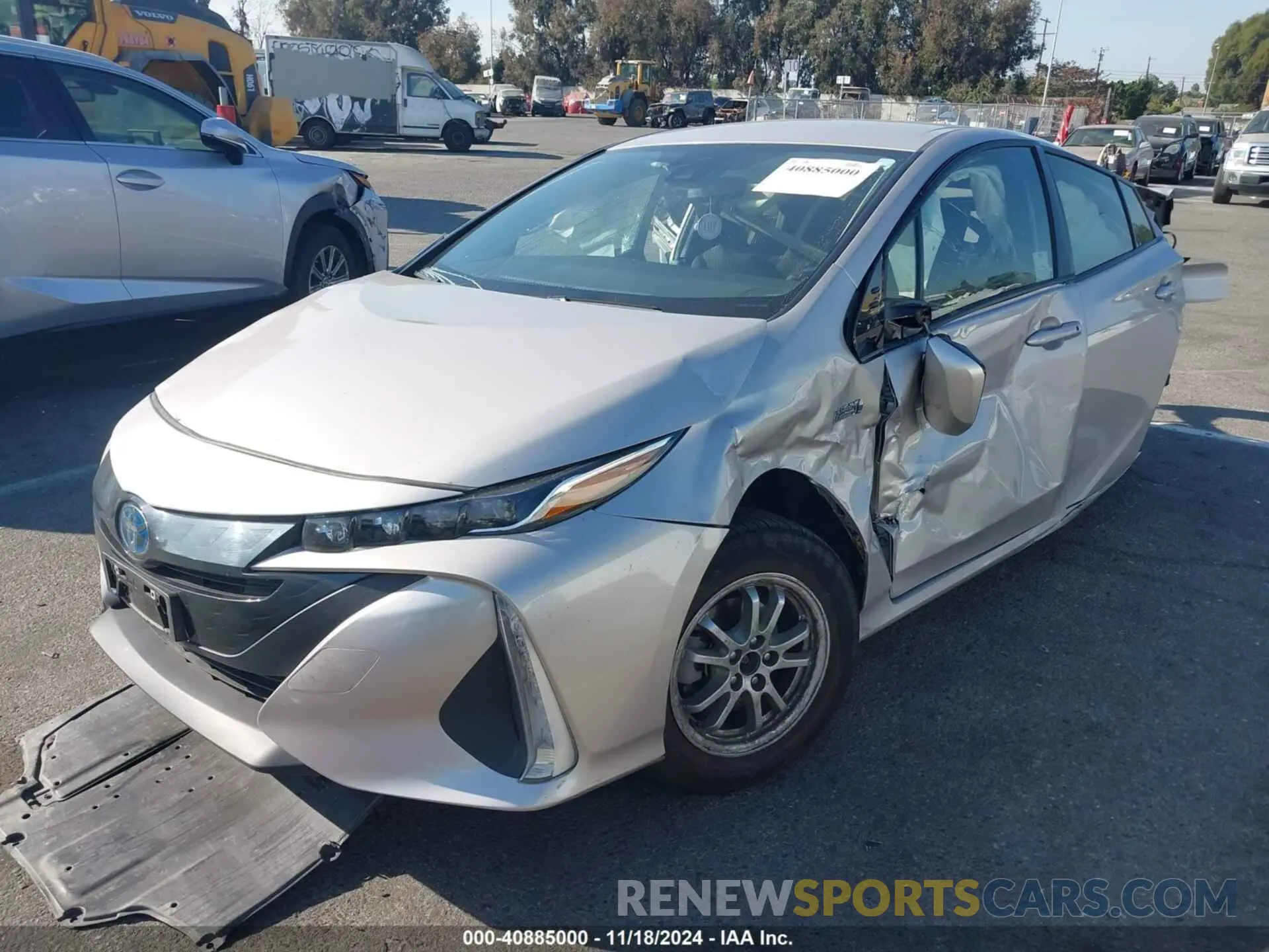 2 Photograph of a damaged car JTDKARFP5K3119842 TOYOTA PRIUS PRIME 2019