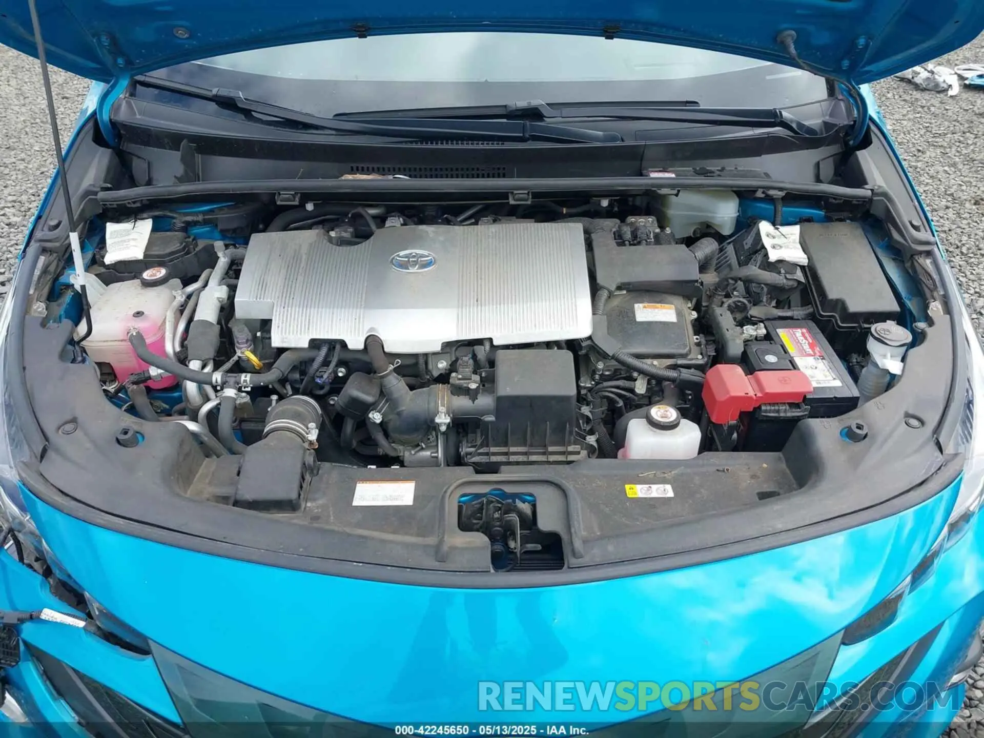 10 Photograph of a damaged car JTDKARFP6K3105819 TOYOTA PRIUS PRIME 2019