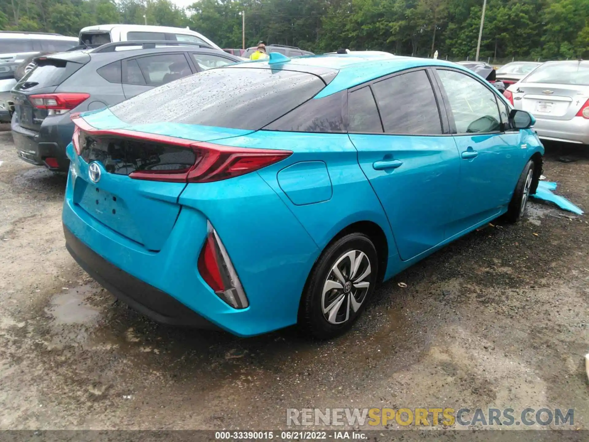 4 Photograph of a damaged car JTDKARFP6K3110776 TOYOTA PRIUS PRIME 2019