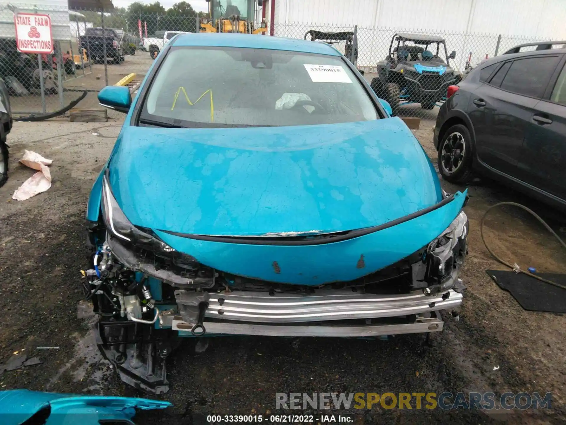 6 Photograph of a damaged car JTDKARFP6K3110776 TOYOTA PRIUS PRIME 2019