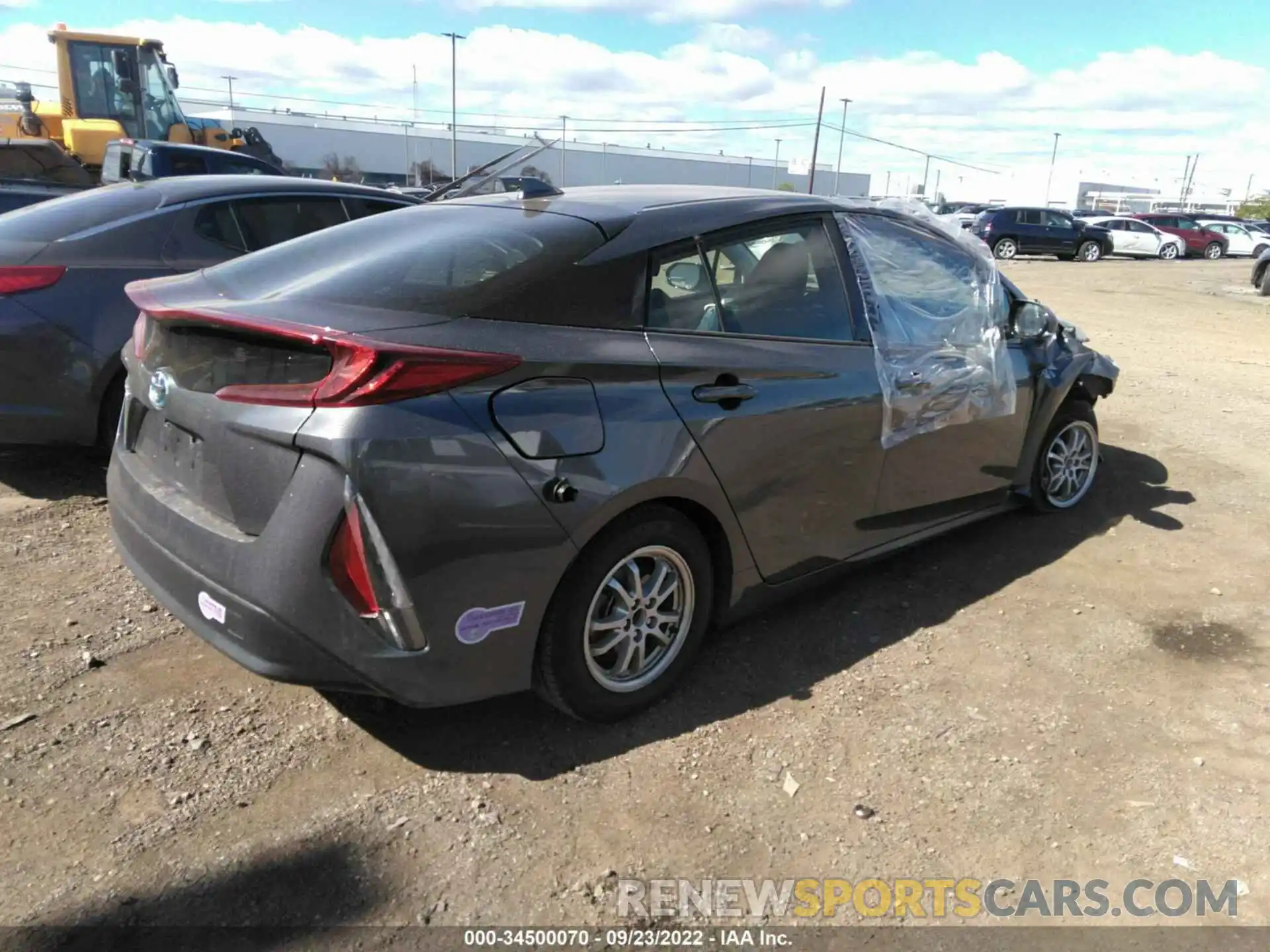 4 Photograph of a damaged car JTDKARFP6K3110809 TOYOTA PRIUS PRIME 2019