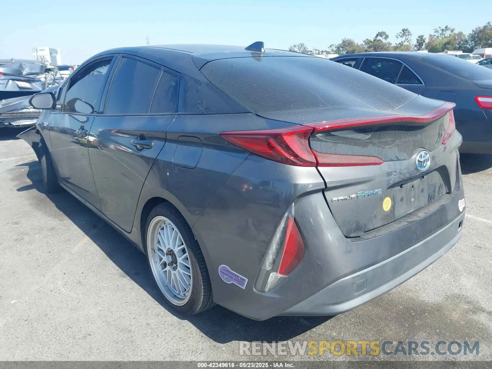 3 Photograph of a damaged car JTDKARFP6K3117243 TOYOTA PRIUS PRIME 2019