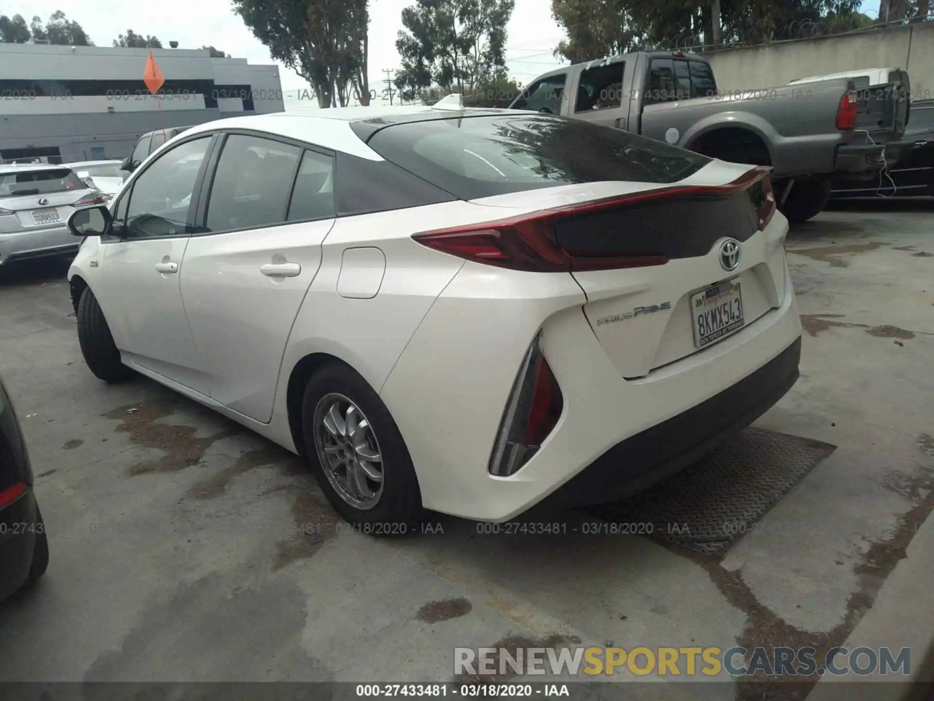 3 Photograph of a damaged car JTDKARFP6K3118246 TOYOTA PRIUS PRIME 2019