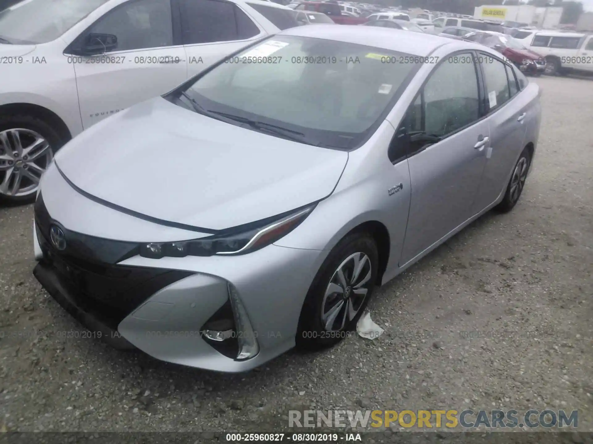 2 Photograph of a damaged car JTDKARFP7K3106977 TOYOTA PRIUS PRIME 2019