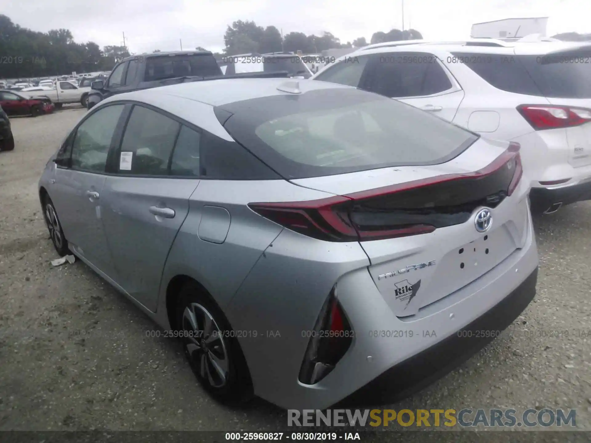 3 Photograph of a damaged car JTDKARFP7K3106977 TOYOTA PRIUS PRIME 2019