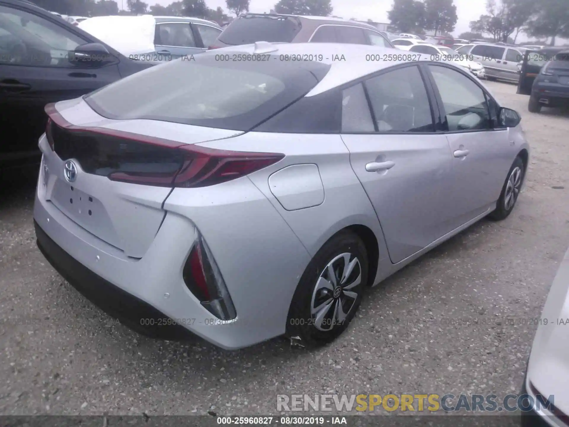 4 Photograph of a damaged car JTDKARFP7K3106977 TOYOTA PRIUS PRIME 2019