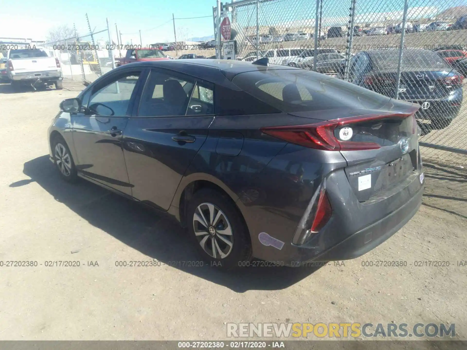 3 Photograph of a damaged car JTDKARFP7K3107658 TOYOTA PRIUS PRIME 2019