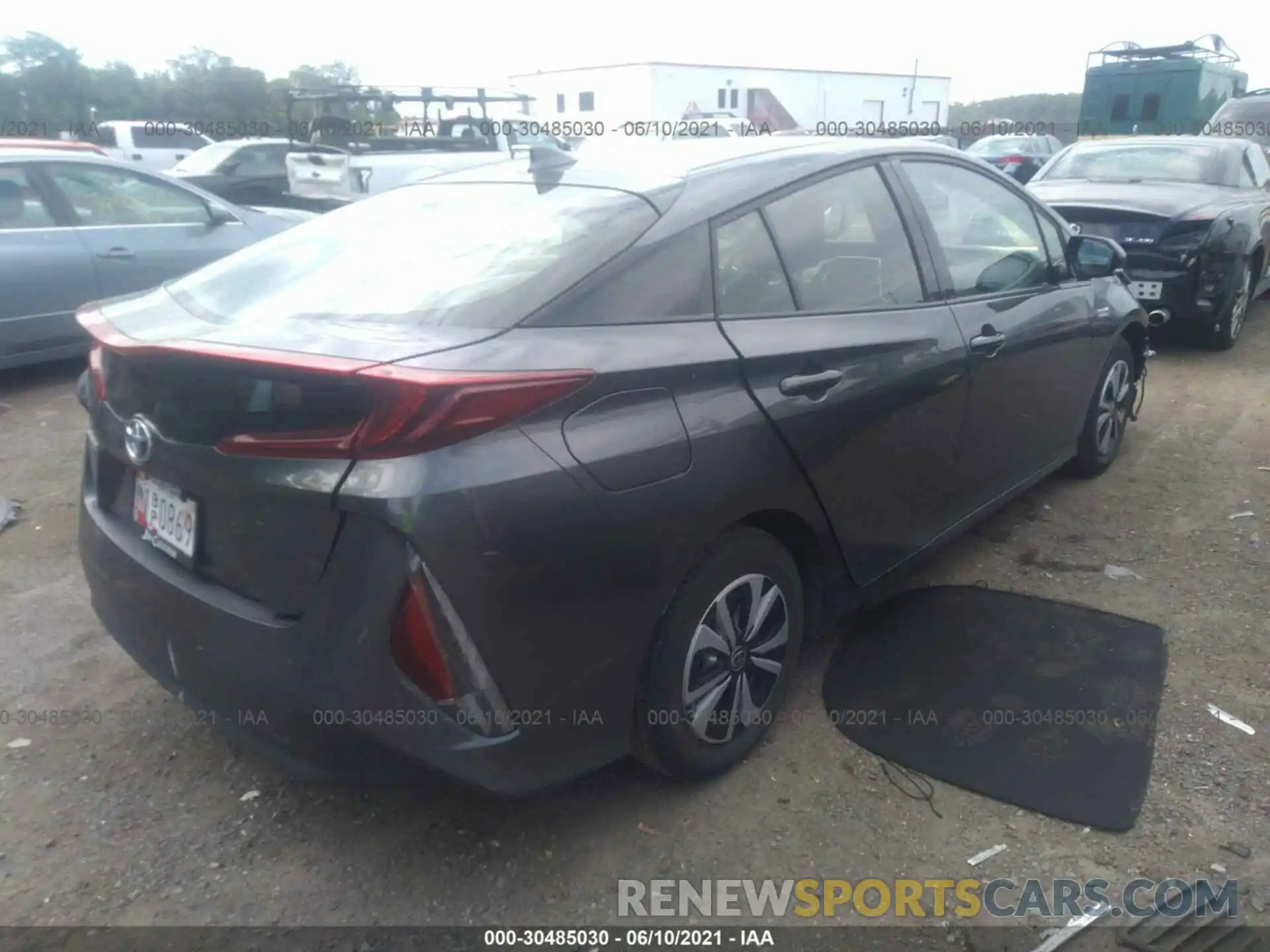 4 Photograph of a damaged car JTDKARFP7K3111712 TOYOTA PRIUS PRIME 2019