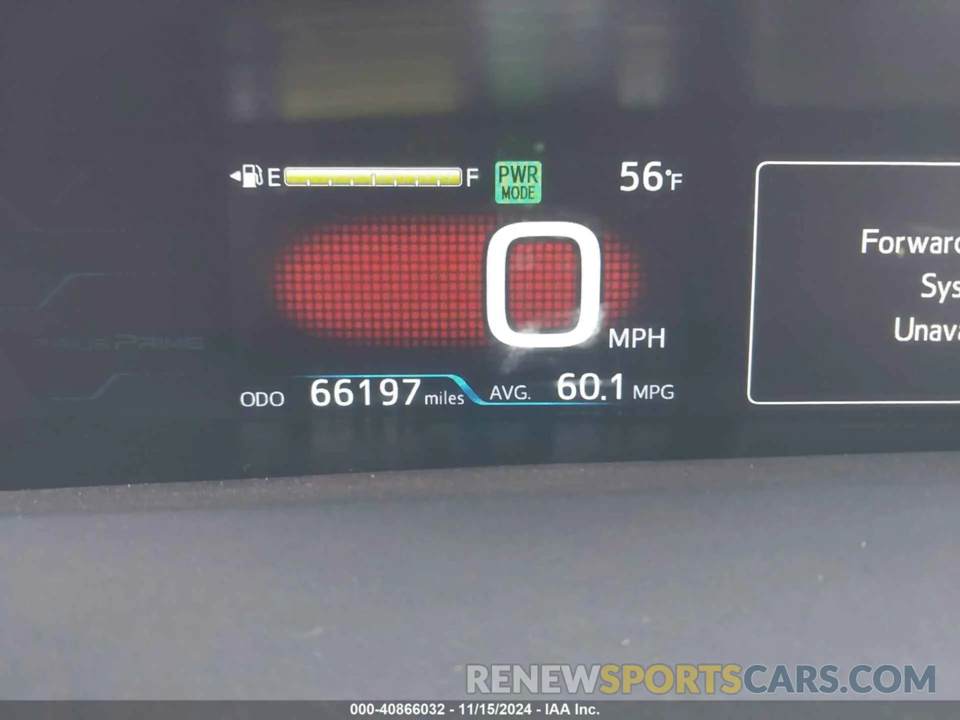 15 Photograph of a damaged car JTDKARFP7K3116232 TOYOTA PRIUS PRIME 2019