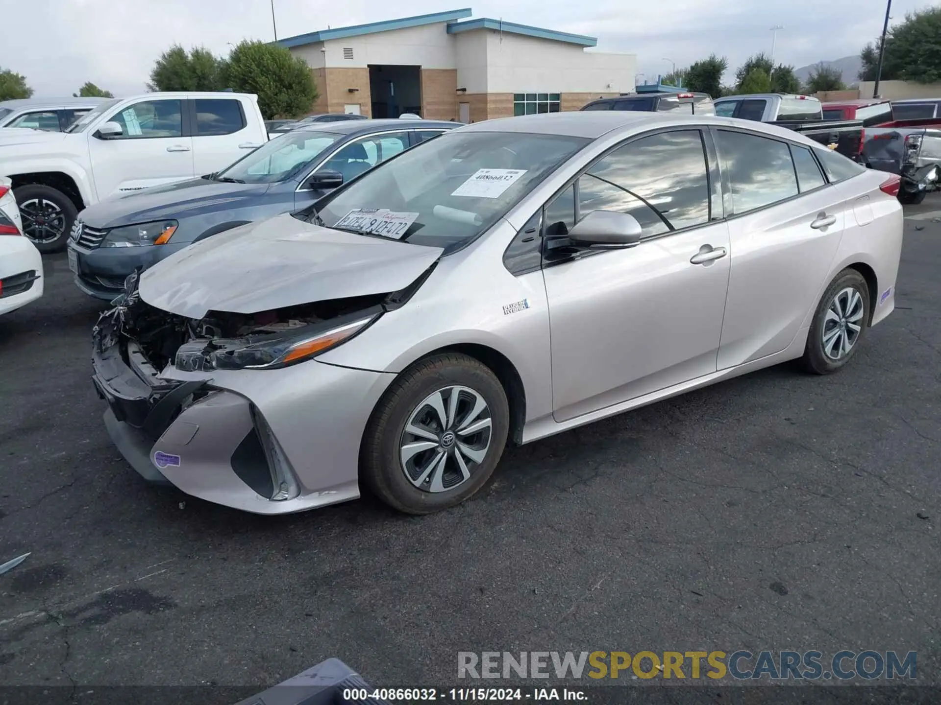 2 Photograph of a damaged car JTDKARFP7K3116232 TOYOTA PRIUS PRIME 2019