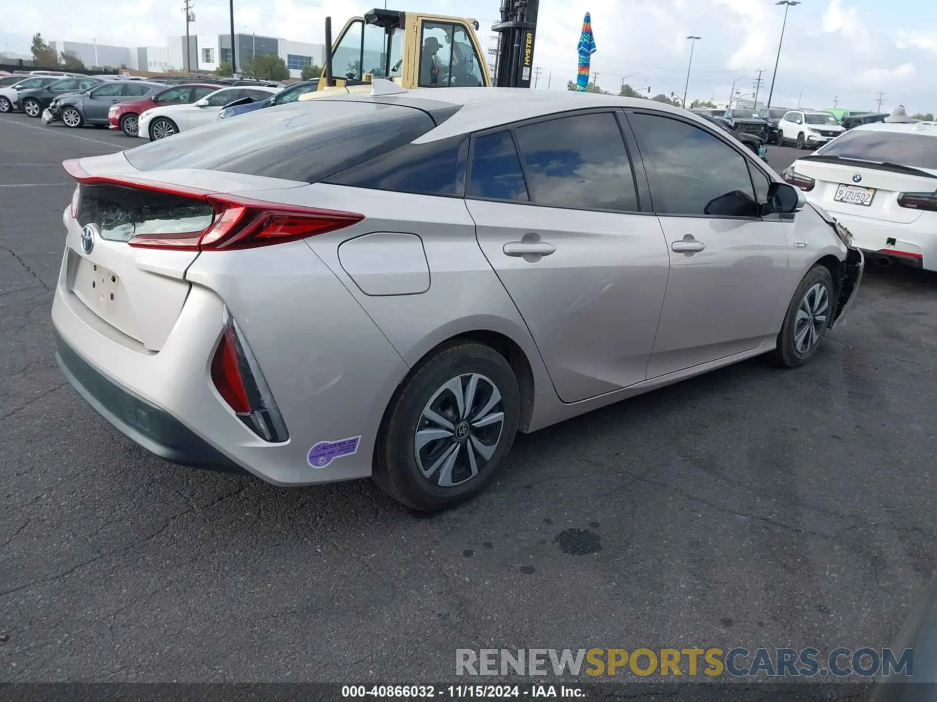 4 Photograph of a damaged car JTDKARFP7K3116232 TOYOTA PRIUS PRIME 2019