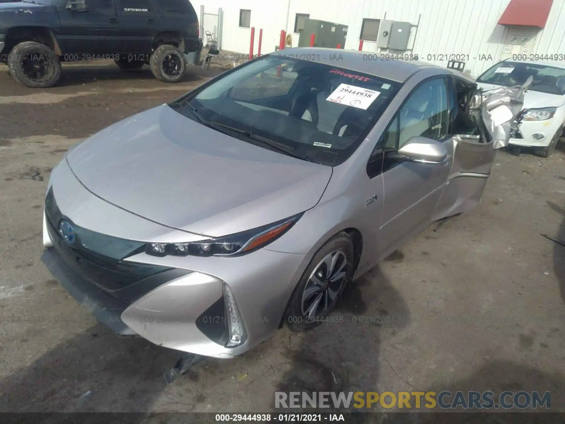 2 Photograph of a damaged car JTDKARFP7K3117137 TOYOTA PRIUS PRIME 2019